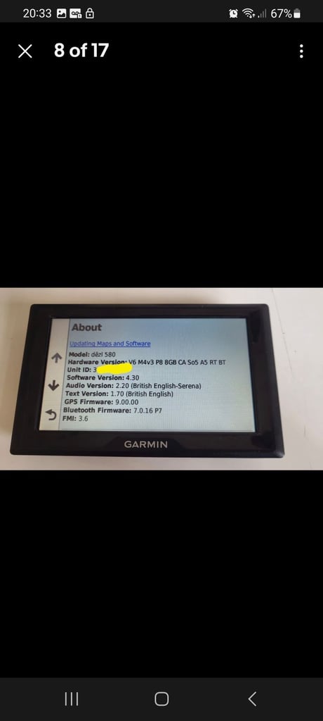 Garmin Dezl 580 LMT-S 5" Truck Sat Nav Lifetime UK & Europe Maps Traffic & Speed