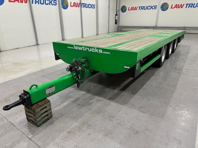 JPM Tri Axle Flatbed Drawbar Trailer