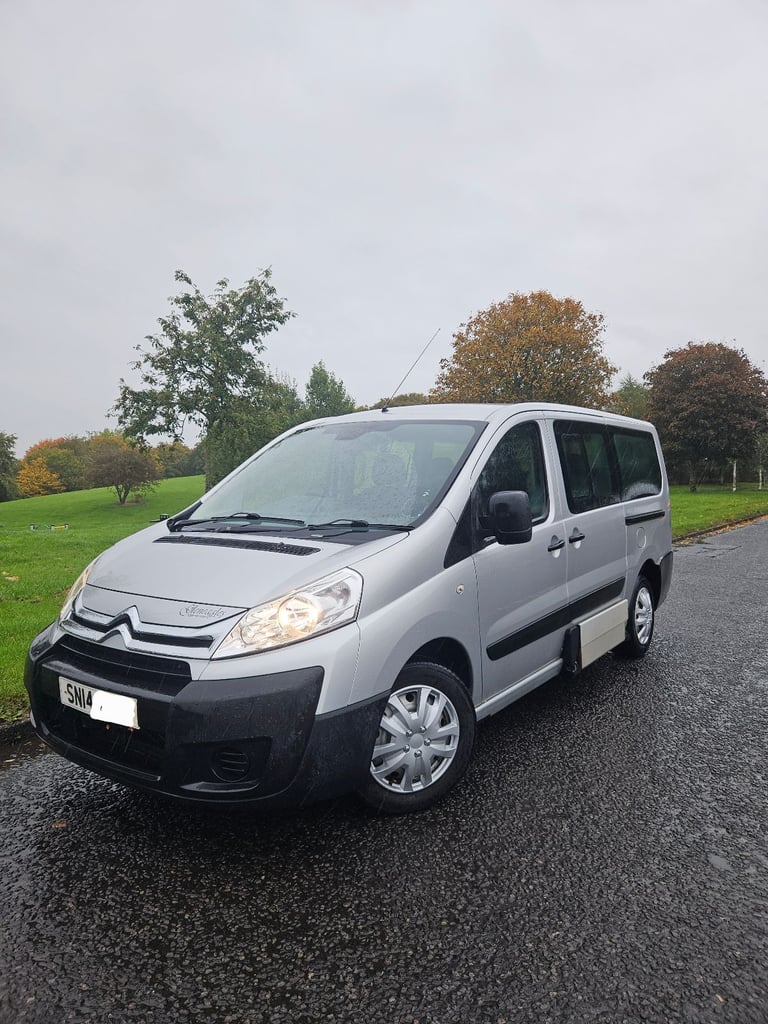 image for 14/ reg citroen dispatch 2.0 hdi lwb 7seats plus wheelchairs minibus vivaro trafic vito custom