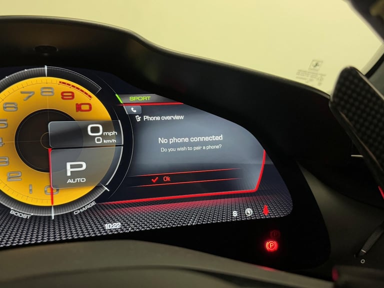  Ferrari 296 GTB 3.0T V6 7.45kWh Coupe 2dr Petrol Plug-in Hybrid F1 DCT Euro 6 (s/s) (830 ps Petr...