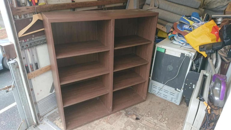 Dark Brown Shelving Unit 