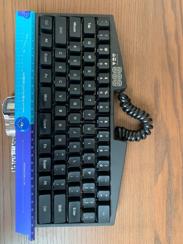UHK Split mechanical keyboard • Ergonomic • Trackball & thumb modules • Cherry MX Clear
