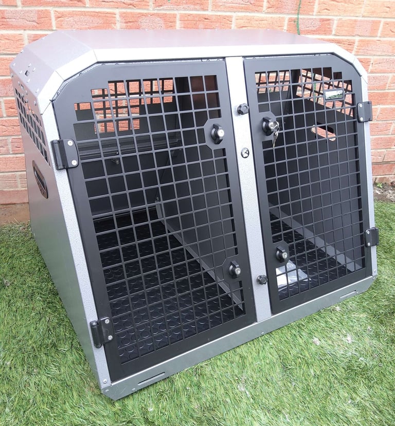 Trans K9 ( B27 ) Transport double dog cage (Lockable & Crash Tested) TransK9