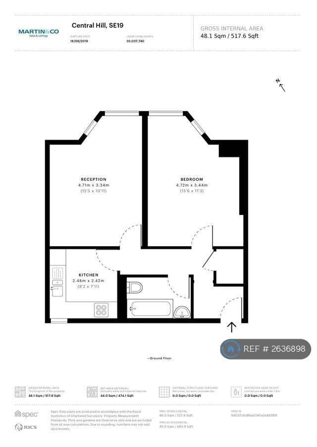 1 bedroom flat in Central Hill, London, SE19 (1 bed) (#2636898)