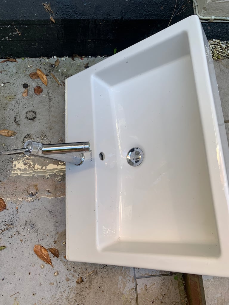 image for Duravit Sink with Axor Starck Tap