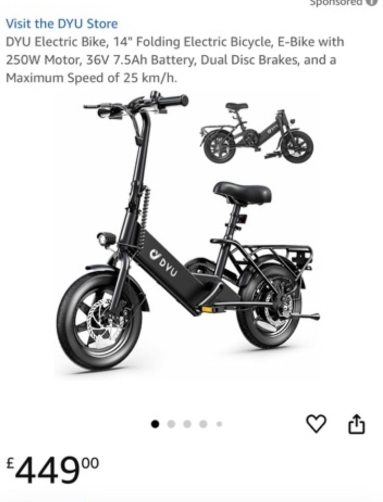 image for DYU electric Bike 