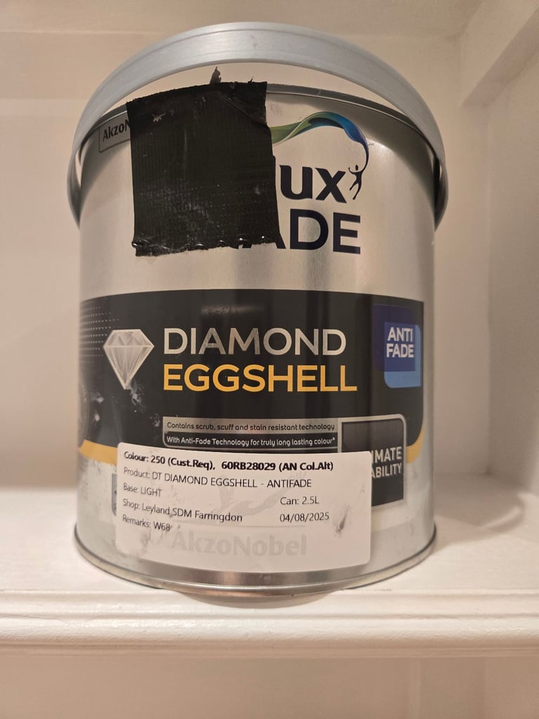 Unused, opened little Greene colour mixed in dulux