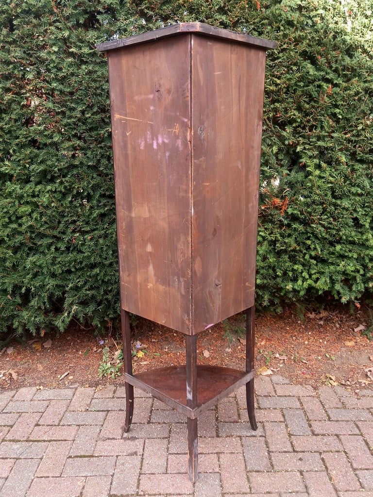 Edwardian Mahogany Corner Cabinet
