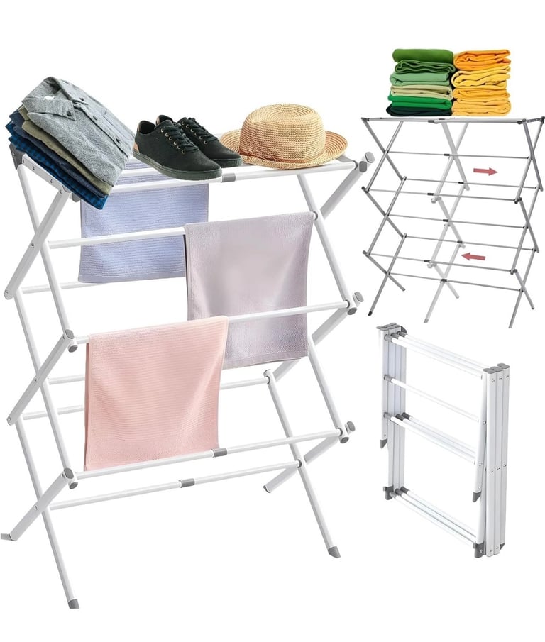 Extendable clothing airer