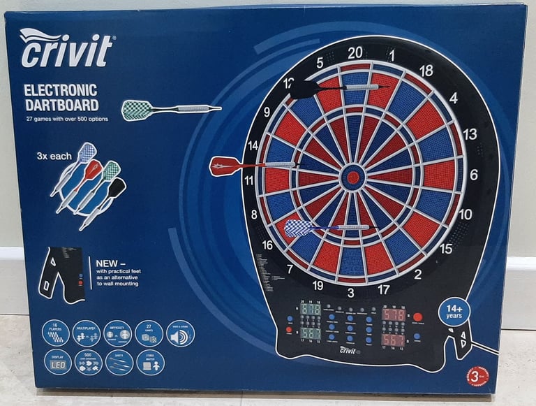 image for Crivit Electronic Dartboard 