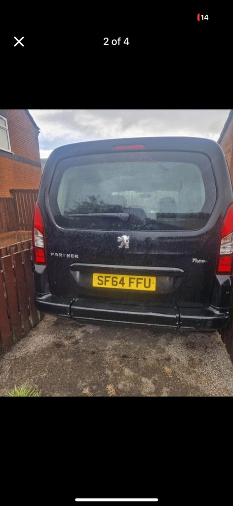 Peugeot, PARTNER TEPEE, MPV, 2014, Manual, 1560 (cc), 5 doors