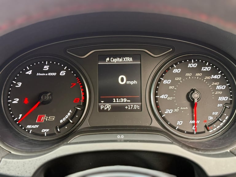 2015 Audi RS3 2.5 TFSI RS 3 Quattro 5dr S Tronic [Nav] HATCHBACK Petrol Automatic