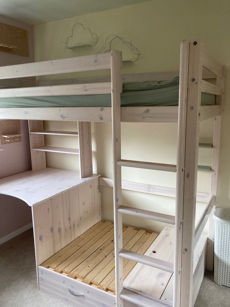 Thuka HIT high sleeper with Desk & Chairbed