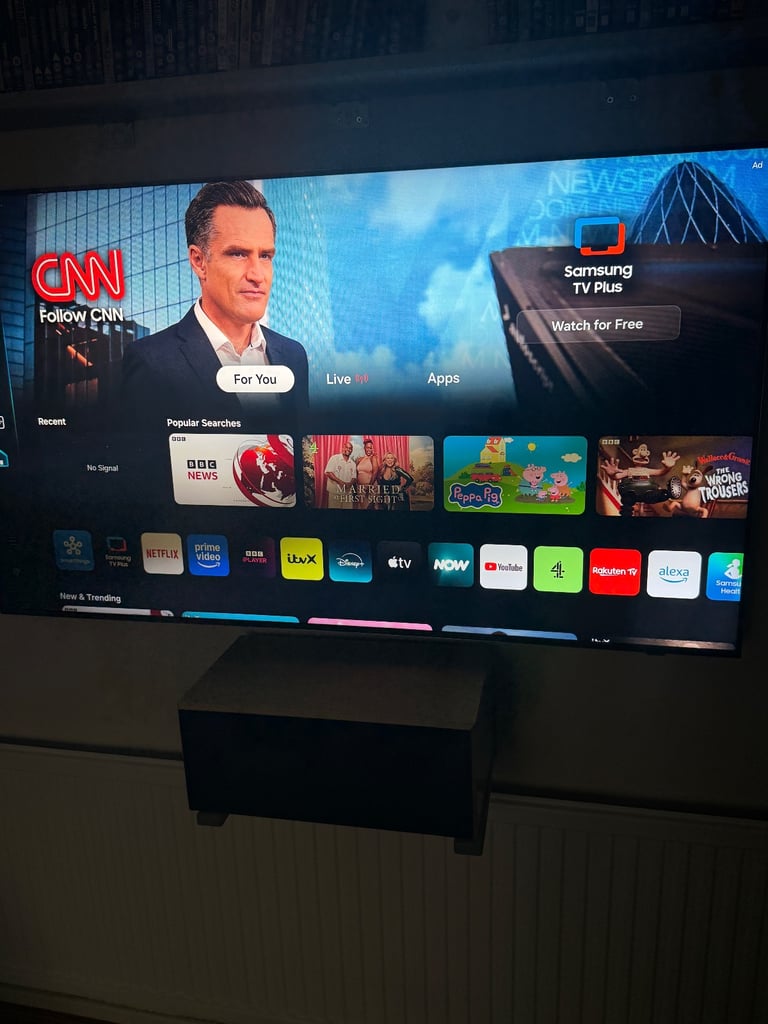 Samsung 8K tv 55inch smart television UHD separate power box 