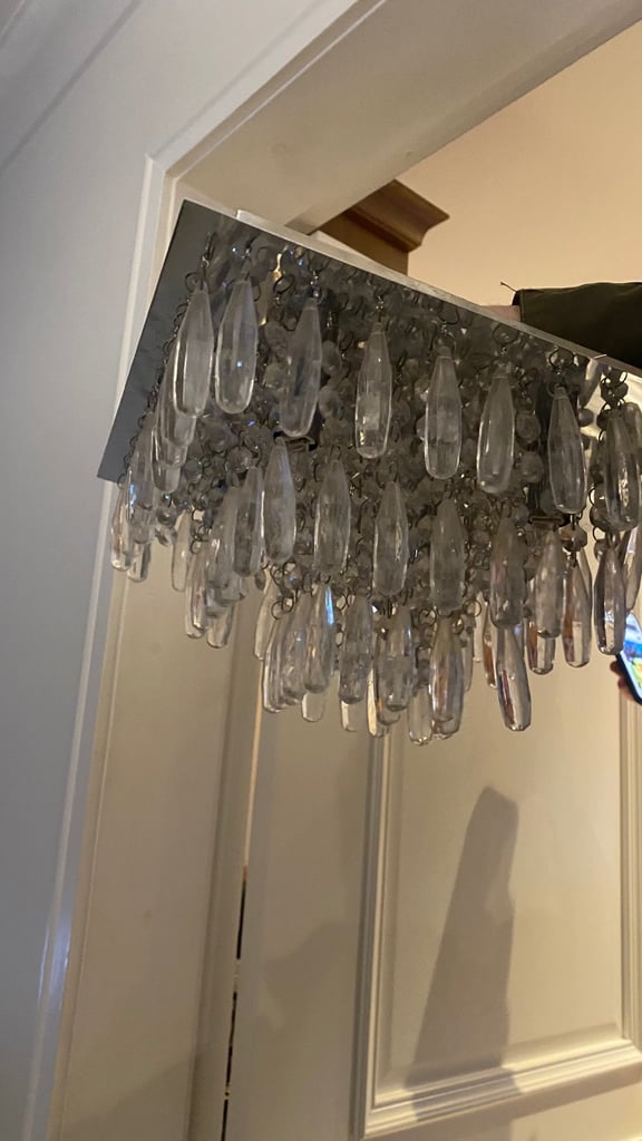 2 ***Matalan chrome flush lights