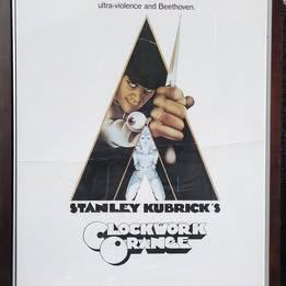 image for Clockwork Orange film poster - framed