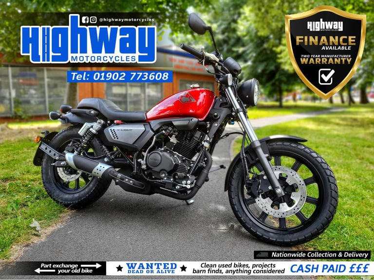 image for NEW Keeway K LIGHT 125 CBT Learner Legal Harley Style Cruiser Motorcycle