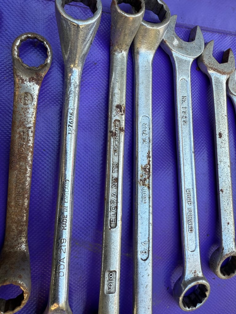 40-Piece Combination Spanners Tools Garage Mechanic's Motor DIY Retro Hand Tools