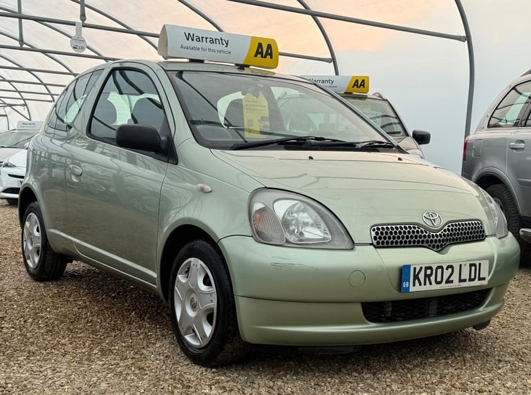 2002 Toyota Yaris 1.0 VVT-i 16v GLS 3dr HATCHBACK Petrol Manual