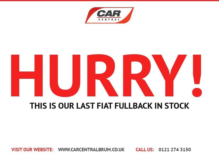 2017 Fiat Fullback 2.4D LX Pickup Double Cab 4dr Diesel Auto 4WD Euro 6 (Euro 6) (180 ps) PICK UP...
