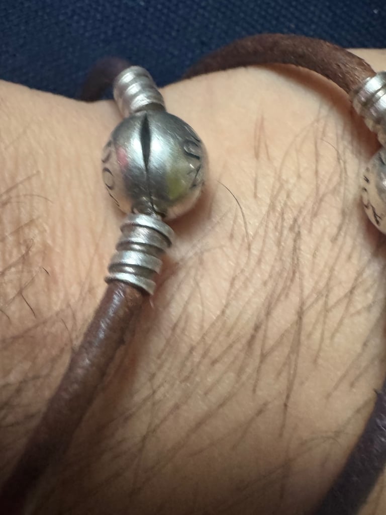 Pandora leather bracelets 