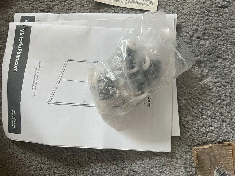 Shower Door ( Made by Victoria Plum)