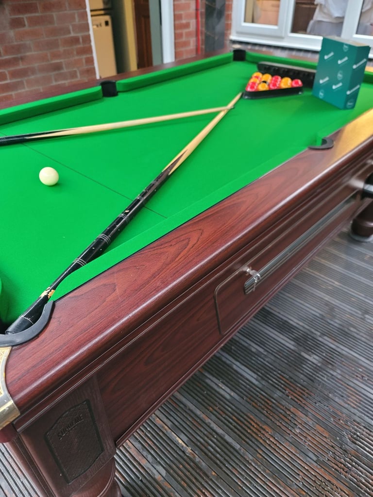 7*4 supreme prince slate pool table 