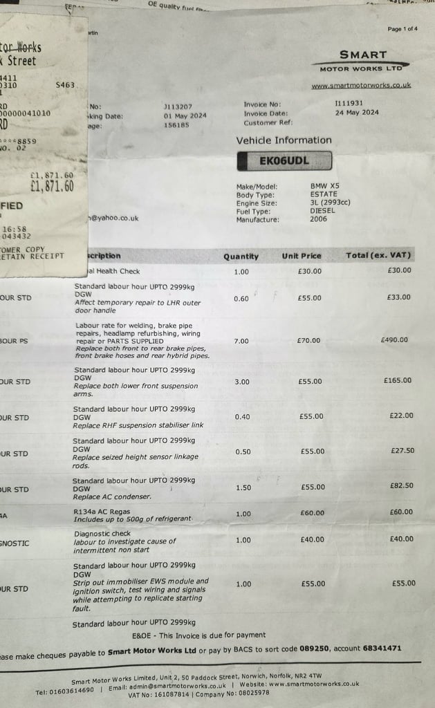 BMW X5 3.0d Sport Auto – Excellent Condition – Long MOT – Recent £3,800 Spend