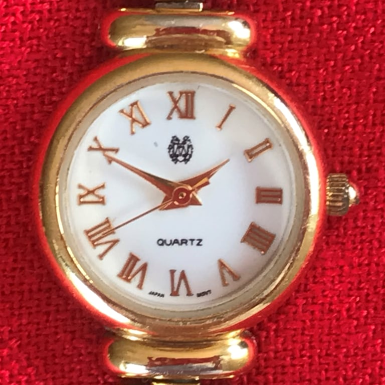 image for Vintage St Michael goldtone woman's quartz battery watch. Not working, new battery required? £6 ovno