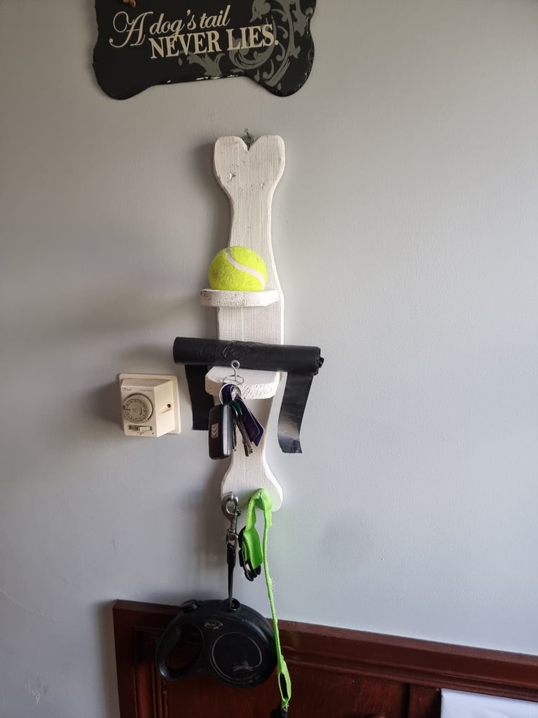 Bone shaped dog accessory and key holders 