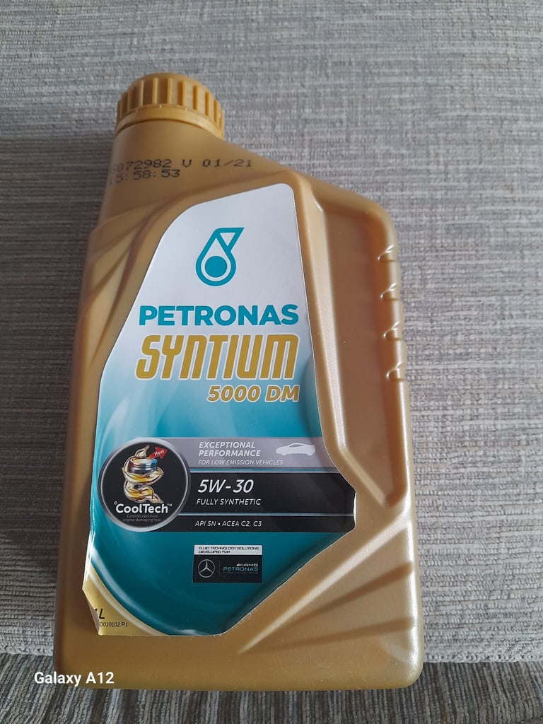 For the car Petronas syntium 5000 DM