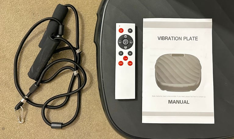 Vibration Plate SUPER COMPACT Exercise Machine, 99 Speed Levels Mini Whole Body