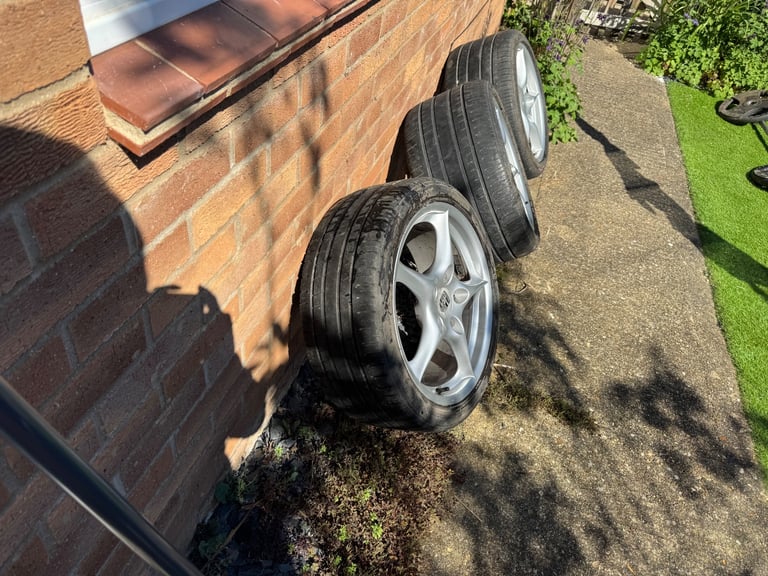 Porsche wheels x 3 