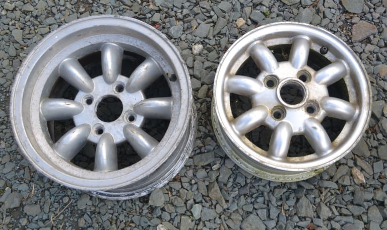 Classic Mini & Mini Moke 'Minilite Style' 13 inch 'Deep Dish' Alloy Wheel Rim