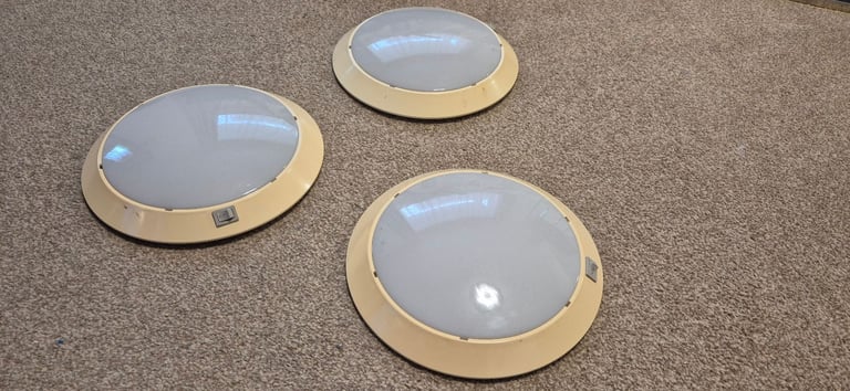 image for Three internal lights 12V for camper caravan motorhome boat.