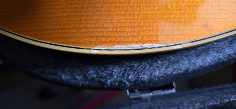 Gretsch acoustic electric guitar.