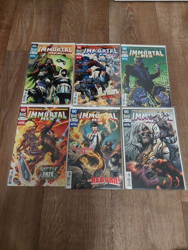 image for Imortal men comic books by DC Comics issues 1 to 6