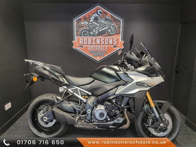 GSX-S1000GX+ in green with Suzuki Panniers,Now available on 5.9% APR HP and P...