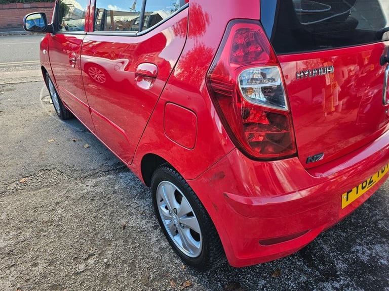 2012 Hyundai i10 1.2 Active 5dr HATCHBACK PETROL Manual