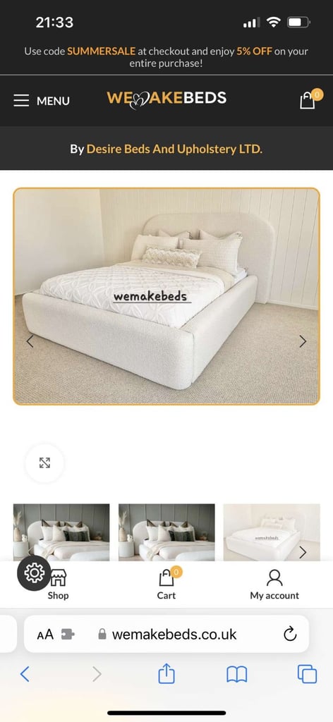image for BRAND NEW PREMIUM DOUBLE BED RRP 549