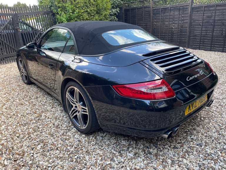2007 PORSCHE 911 3.8 997 Carrera 4S Cabriolet! Turbo Alloys! Manual! Black! £22,500!