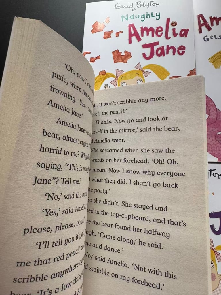 Amelia Jane by Enid Blyton - 5 Books Set