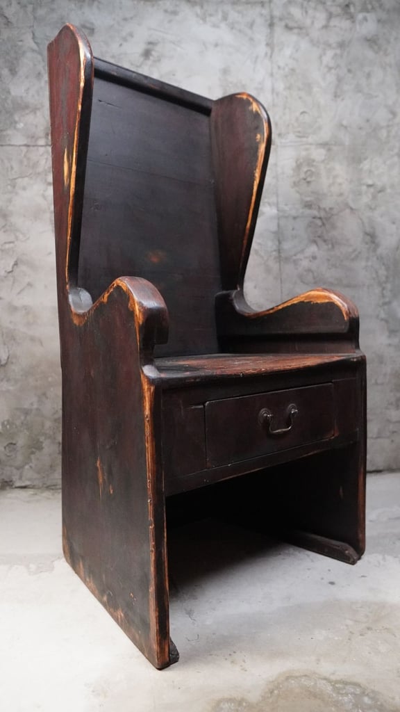 image for Antique Shepherds lambing chair 