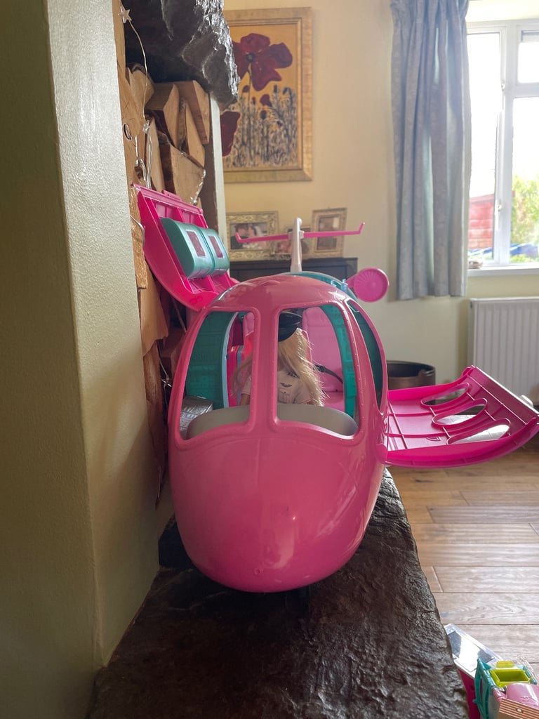 Large Barbie plane with Doll