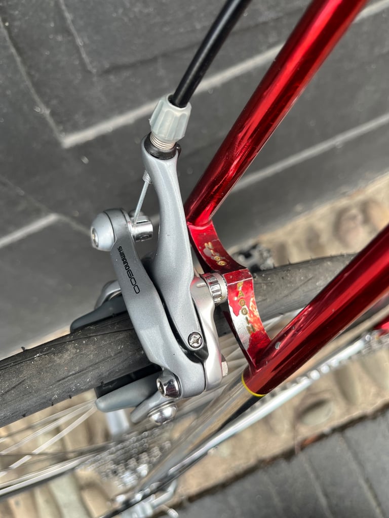 Fully serviced vintage Italian flat bar Road bike Faggin Columbus