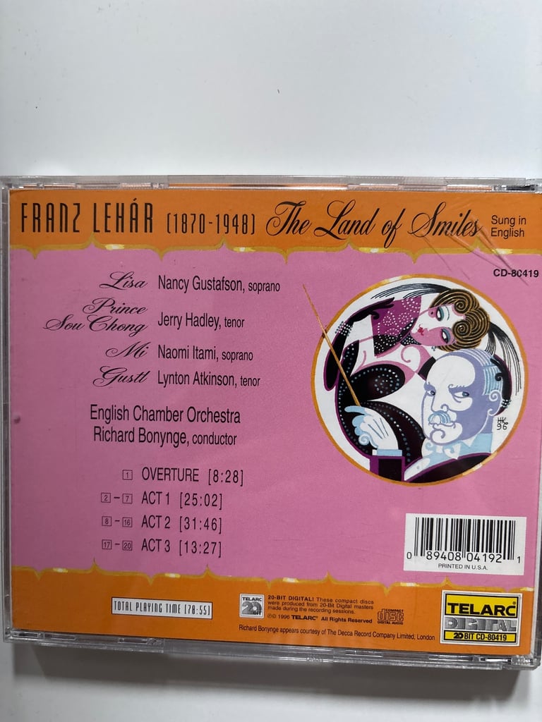 2 x CDs- Franz Lehars Musicals 