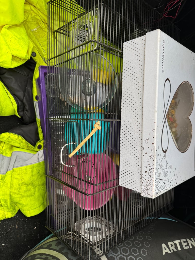image for Hamster cage with accessories 