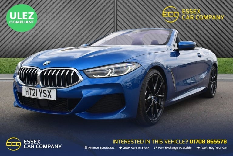 image for 2021 BMW 8 Series 3.0 840i Convertible 2dr Petrol Steptronic Euro 6 (s/s) (340 ps) Convertible Pe...