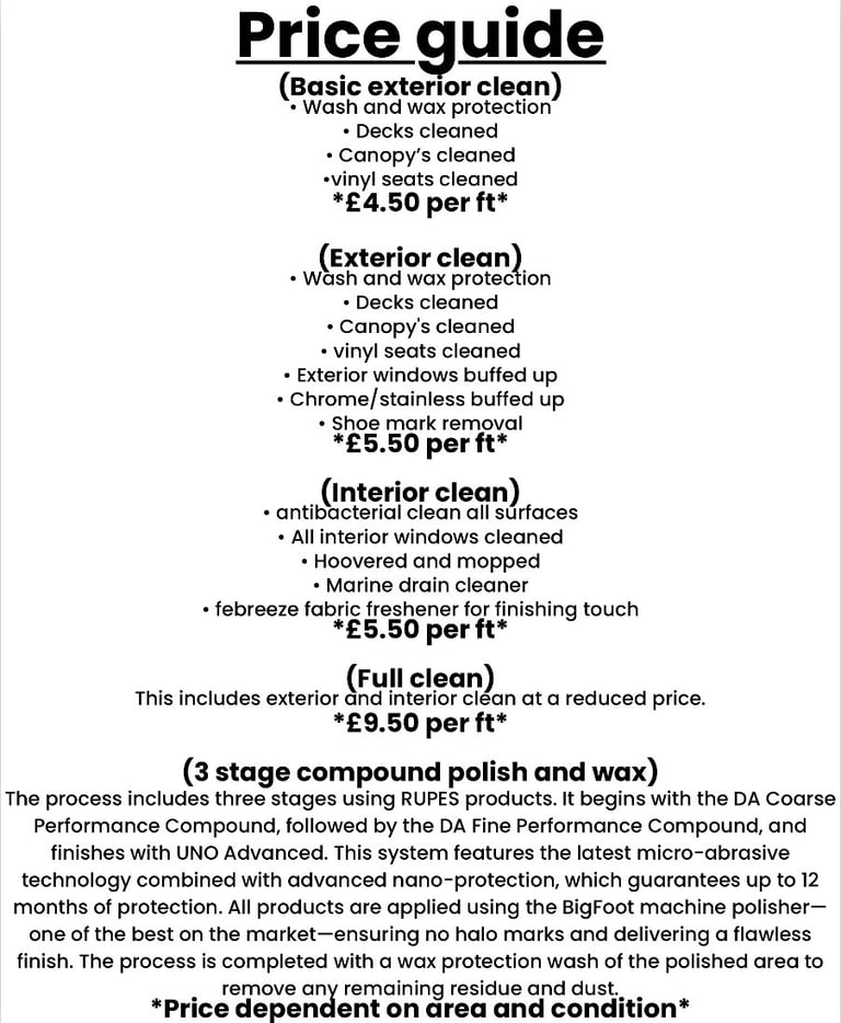 Jr marine boat valeting 