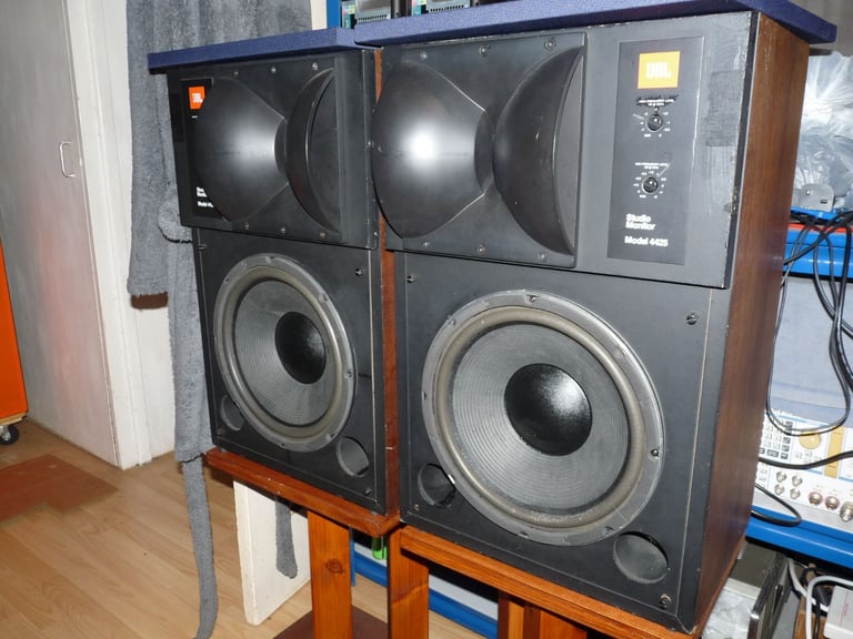 image for JBL 4425 speakers and stands